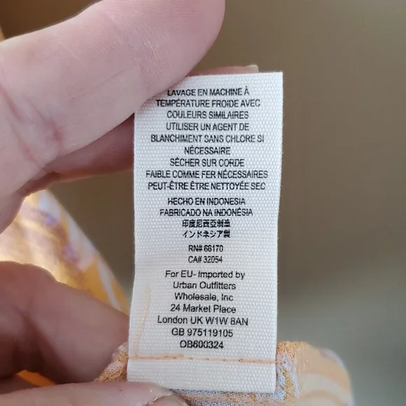 FREE PEOPLE Floral Clear Skies Cold Shoulder Tunic Dress Size S - Picture 10 of 10